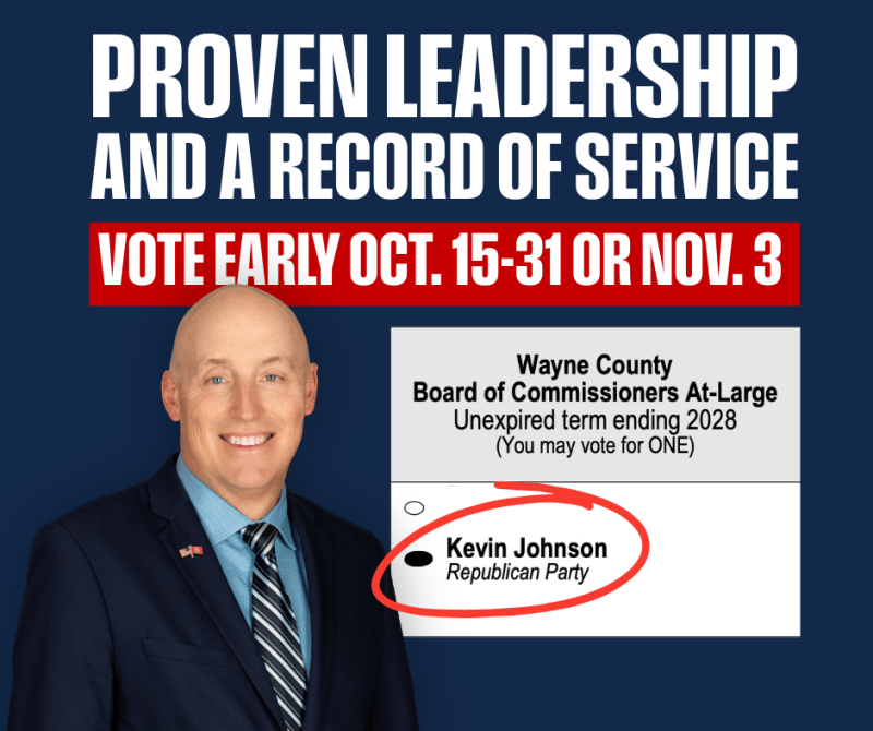 Kevin Johnson campaign graphic