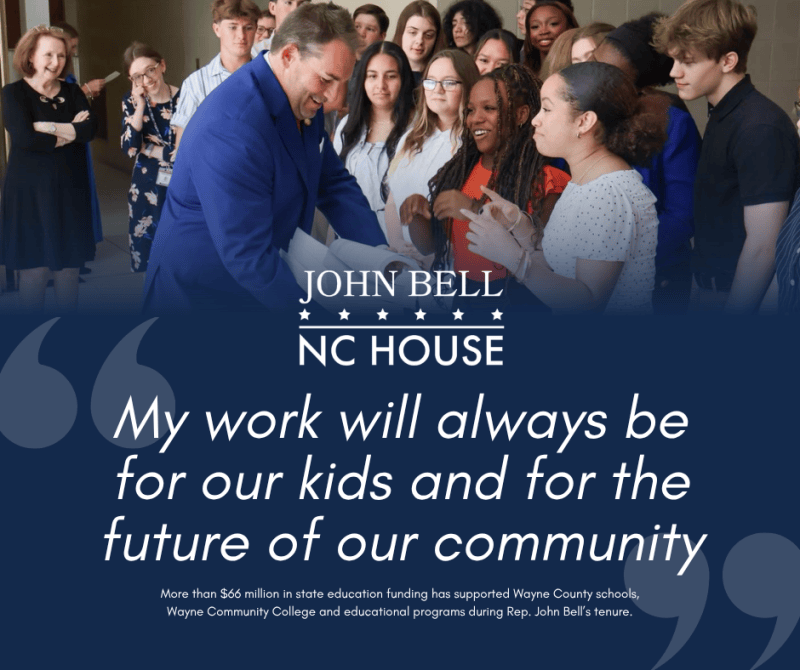 John Bell campaign graphic