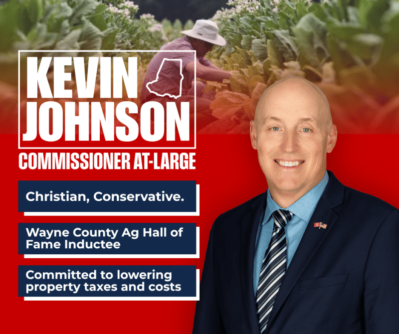 Kevin Johnson campaign graphic